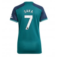 Arsenal Bukayo Saka #7 Replica Third Shirt Ladies 2023-24 Short Sleeve